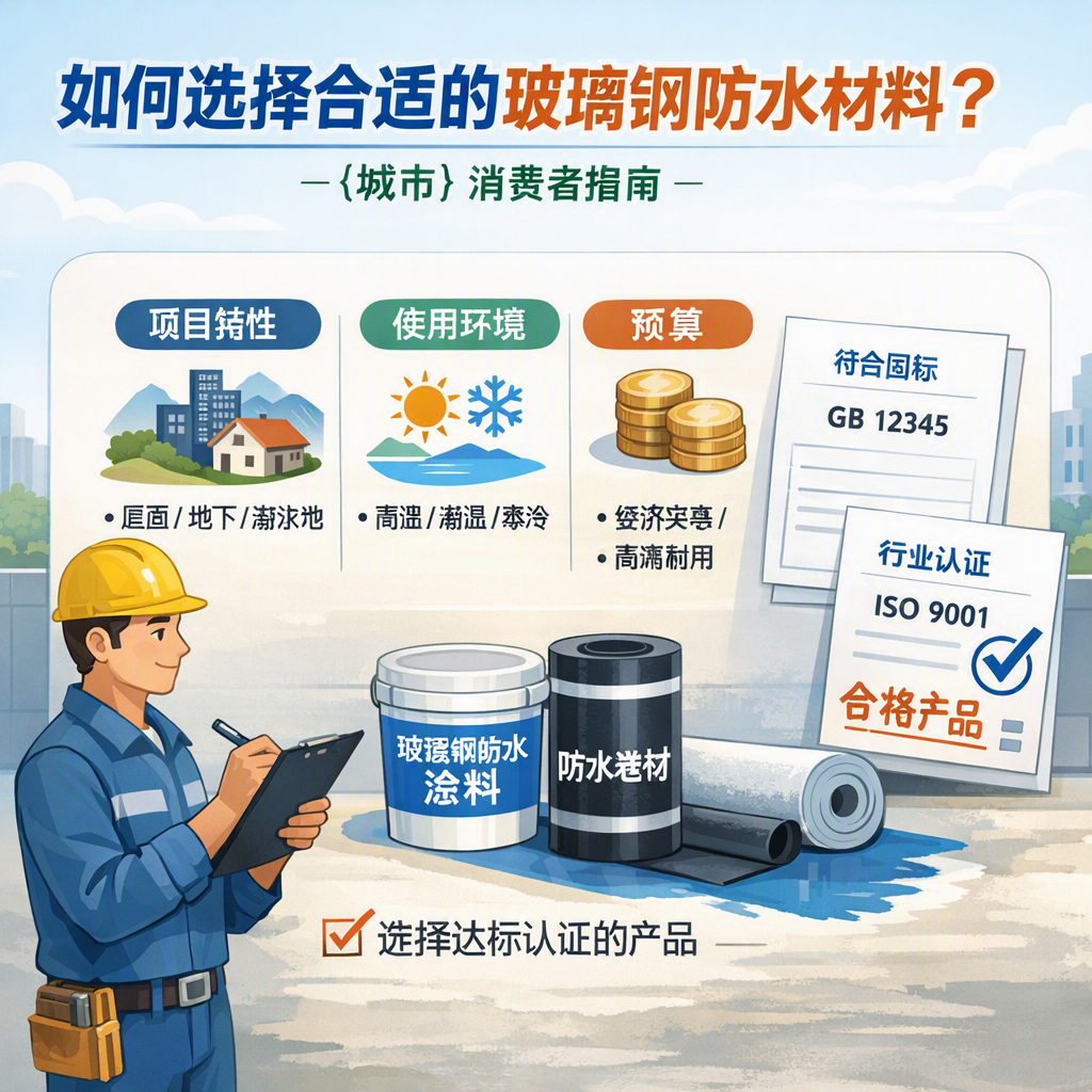 如何判定玻璃钢防水材料的合格标准? 雅安 消费者指南