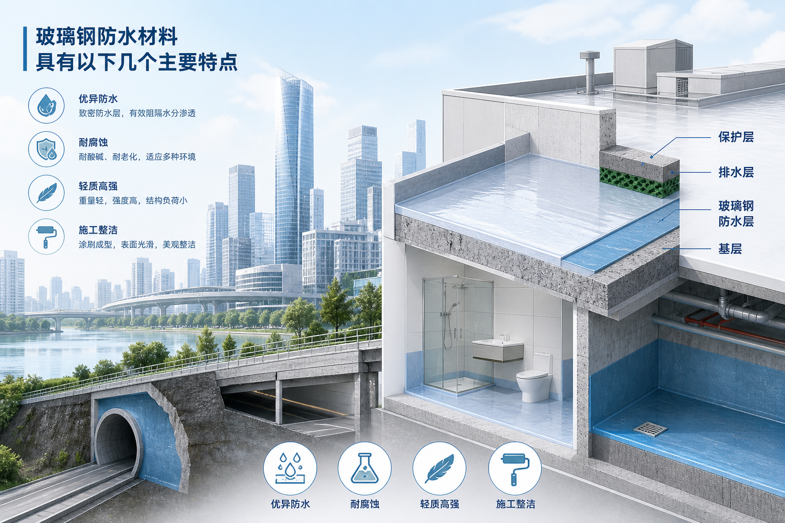 2023年玻璃钢防水材料市场趋势分析,关注 雅安 发展